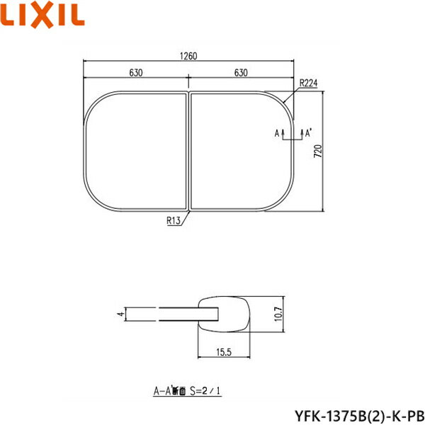 YFK-1375B(2)-K-PB ꥯ LIXIL/INAX Ϥե(21) ̵()