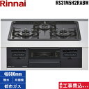 基本工事費込セット RS31M5H2RABW/13A リンナイ RINNAI ビルトインコンロ 60cm幅 メタルトップ 都市ガス 無水片面焼グリル 送料無料(...