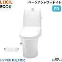 BC-B30S-DT-B383 BW1限定 リクシル LIXIL/INAX ベーシアシャワートイレ一体型便器 B3 フチレス ECO5 床排水芯200mm対応 ...