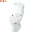 BC-110STU+DT-5800BL/BW1 リクシル LIXIL/INAX 一般洋風便器セット 手洗付・便座無し 床排水タイプ ピュアホワイト 送料無料()