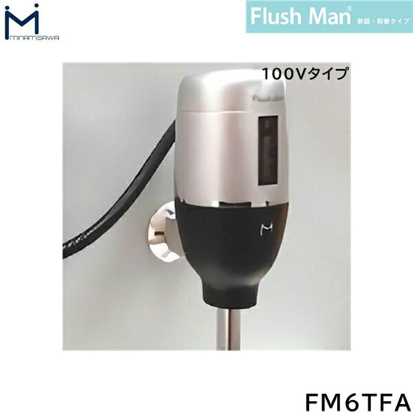 FM6TFA ミナミサワ MINAMISAWA FlushManフラッシュマン 新設・取替タイプ 100Vタイプ 送料無料()