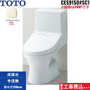 基本工事費込セット CES9150 TOTOウォシュレット一体型便器 ZJ1シリーズ #SC1/パステルアイボリー限定 手洗無し・床排水 送料無料()