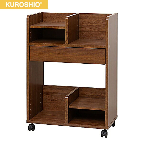 12155 クロシオ KUROSHIO コンパクト ランドセル収納ワゴン ブラウン 送料無料()