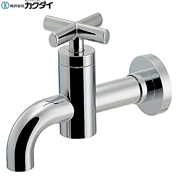 カクダイ [KAKUDAI] 702-210-CH 横水栓 ●上部:104-013 ●先端金具取付ネジM16.5×1.0(本体直付けタイプ)KAKUDAI 702 210 CH