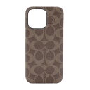 Coach Slim Wrap Case for 2022 iPhone 14 Pro Max ブラウン