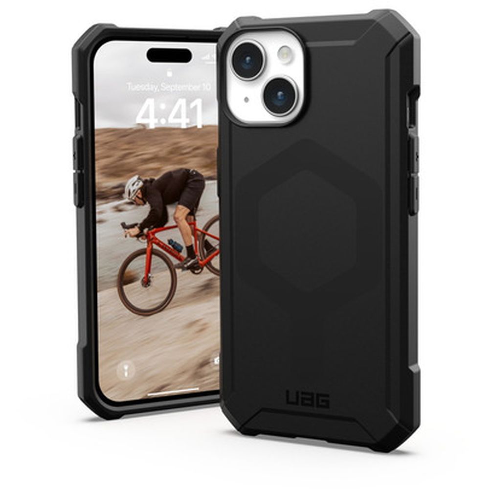 プリンストン UAG社製 iPhone 15用ケース ESSENTIAL ARMOR(ブラック) UAG-RIPH23MB-EMS-BK