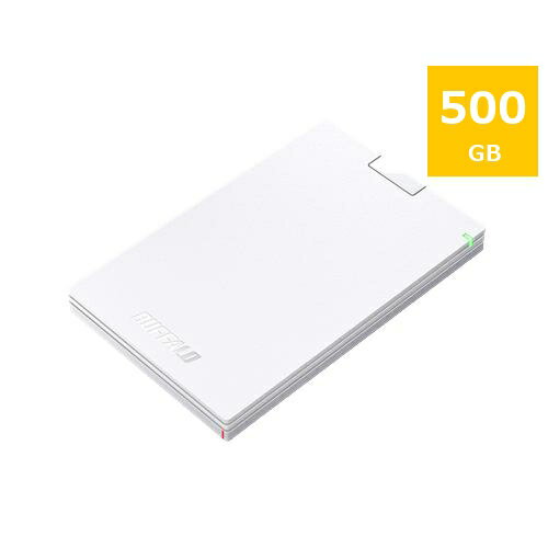 Хåե HD-PCG500U3-WA ߥ˥ơ USB3.1(Gen1)USB3.0 ݡ֥HDD 500GB ۥ磻
