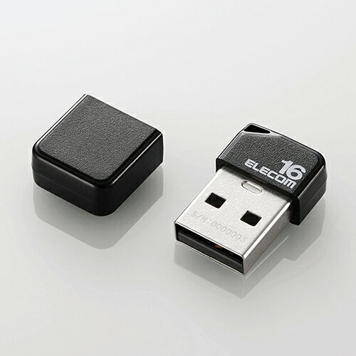 エレコム MF-SU2B16GBK 超小型USB2.0USBメモリ 16GB