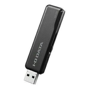 IOデータ U3-STD16GRK USBメモリ ブラック 16GB USB3.1 USB TypeA スライド式