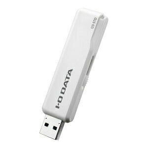 IOデータ U3-STD32GRW USBメモリ ホワイト 32GB USB3.1 USB TypeA スライド式「U3-STDRシリーズ」は、写真などのデータを気軽に持ち運ぶことができるUSBメモリーです。●使い方も簡単で、パソコンのUSBコネクターに挿すだけ。●面倒な設定はいりません。●また、USB 3.1 Gen 1（USB 3.0）に対応しており、データ転送もらくらく。●もちろん、USB 2.0でも使用可能。●USBコネクターはスライド機構を採用しているのでキャップの紛失の心配もありません。本体サイズ：約21（W）×69（D）×8.6（H）mm※コネクター収納時、スライドスイッチを含む本体重量：約9.8g記憶容量：32GB転送速度：USB3.1対応OS：Windows 10 バージョン 1507 〜 October 2018 Update（バージョン 1809）Windows 8.1Windows 7macOS 10.11 〜 10.14インターフェースUSB 3.1 Gen 1（USB 3.0）／2.0形状スライド式電源：USBバスパワー