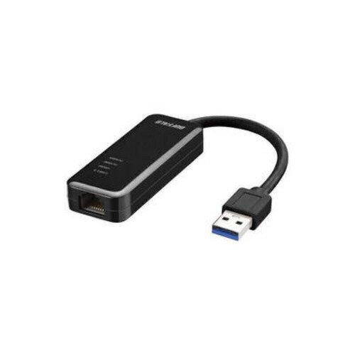 BUFFALO LUA5-U3-AGTE-BK LANアダプター(USB Type-A) Giga & USB3.0対応 ブラック LUA5U3AGTEBK