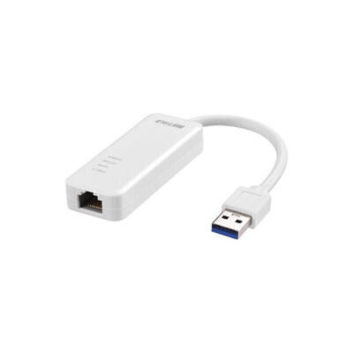 BUFFALO LUA5-U3-AGTE-WH LANアダプター(USB Type-A) Giga & USB3.0対応 ホワイト LUA5U3AGTEWH BUFFALO LUA5-U3-AGTE-WH LANアダプター(USB Type-A) Giga & USB3.0対応 ホワイト LUA5U3AGTEWH