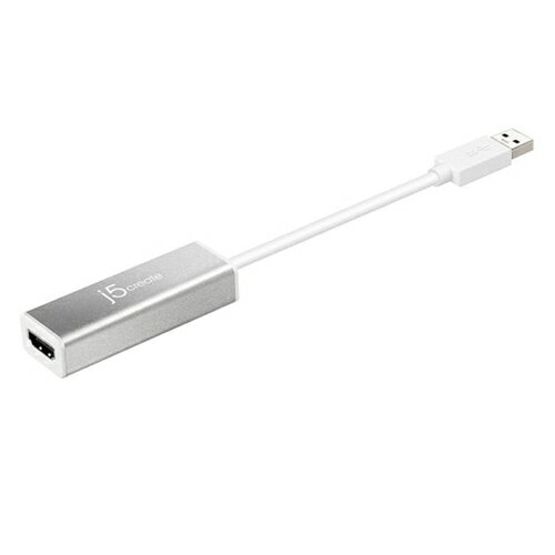 j5 create JUA355 JUA355 USB3.0 to HDMI slim display adapter シルバー