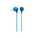 ソニー MDR-EX15LP LI 密閉型インナーイヤーレシーバー ブルー