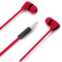 PGA PG-SECE2RD1 3.5mmステレオプラグ ステレオイヤホン カナルタイプ Premium Style コード長1.2m レッド PGSECE2RD1(2)