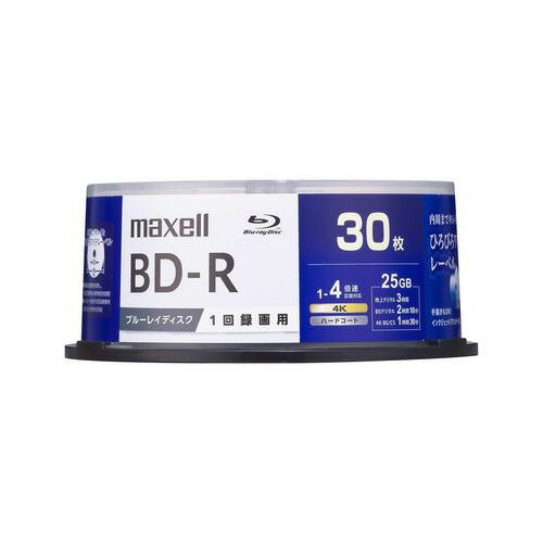 maxell BRV25WPG30SP 録画用ブルーレイディスク 130分/1層25GB 30枚