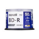 maxell BRV25WPG50SP 録画用ブルーレイディスク 130分/1層25GB 50枚 発売日：2023年6月10日●内周までキレイな印刷ができる「ひろびろワイドレーベル」●高性能記録膜を採用し、優れた記録・再生・保持特性を実現●ハードコート層が、大切な映像をキズ・ホコリ・汚れから守る●きれいに書けて、汚れにくい「書き楽（ラク）インデックス」付きスピンドル品を除く。●インクジェットプリンター対応外径118mmから内径22mmまで印刷可能で手描きもしやすく、美しい仕上がり！&nbsp;【仕様】規格：BD-R録画タイプ：1回録画記憶容量：130分/1層25GB録画時間：地上デジタル：3時間（180分） BSデジタル：2時間10分（130分） 4K BS/CS：1時間30分（90分）入数：50