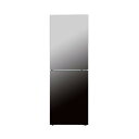 ツインバード HREJ23B 2ドア冷凍冷蔵庫 右開き 急速冷蔵機能搭載 省エネ 231L ブラック