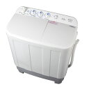 ヤマダオリジナル 二槽式洗濯機 洗濯:5.5kg 幅77.0cm ステンレス脱水層 RORO YWMT-D55L ホワイト系 2023年