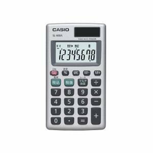カシオ SL-660A パーソナル電卓 カードタイプ 8桁 カシオ SL-660A パーソナル電卓 カードタイプ 8桁