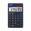 シャープ EL-VW31-AX カラー・デザイン電卓 「手帳タイプ」(10桁) ディープブルー