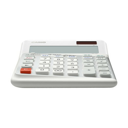 カシオ(CASIO) DE12DWEN 人間工学電卓 12桁デスク ホワイト