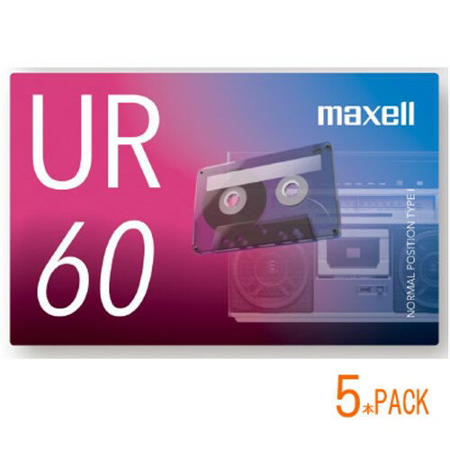 maxell UR-60N5P カセットテープ 60分×5本セット