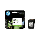 インク HP 純正 カートリッジ ヒューレットパッカード F6U64AA HP63XL インクカートリッジ (黒・増量)