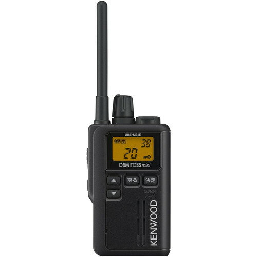 KENWOOD UBZ-M31E-B トランシーバー DEMITOSS MINI ブラック