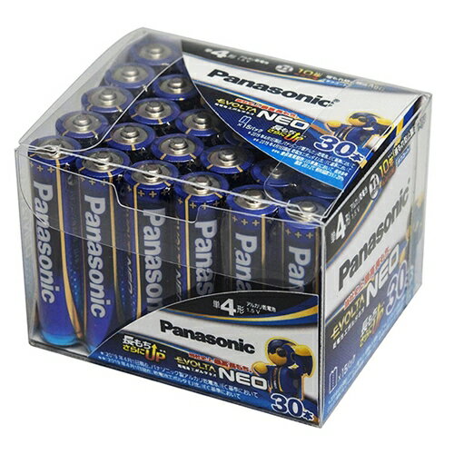 パナソニック LR03NJ30SH アルカリ乾電池 エボルタネオ 単4×30本 LR03NJ/30SH パナソニック LR03NJ30SH アルカリ乾電池 エボルタネオ 単4×30本 LR03NJ/30SH