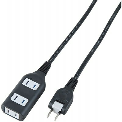 ヤザワ Y02S3010BK 耐トラ付タップ 3個口 10m 黒 ヤザワ Y02S3010BK 耐トラ付タップ 3個口 10m 黒