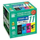 エコリカ ECI-BR114P/BOX ブラザー LC11-4PK(4色セット)対応 リサイクルインクカートリッジ