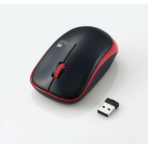 【推奨品】エレコム M-IR07DRSKRD IRマウス ENELOシリーズ 無線 3ボタン 省電力 静音ボタン 抗菌 レッド 【推奨品】エレコム M-IR07DRSKRD IRマウス ENELOシリーズ 無線 3ボタン 省電力 静音ボタン 抗菌 レッド