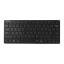 バッファロー BSKBB310BK Bluetoothキーボード 日本語配列78キー ブラック