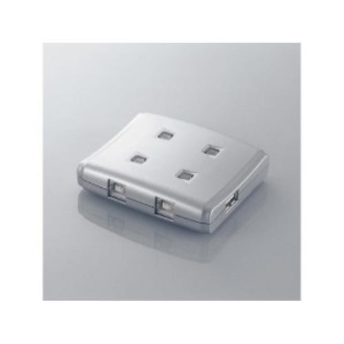 エレコム USS2-W4 USB2.0手動切替器 4切替