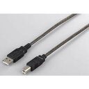 USB2.0ケーブル (A to B) ブラックスケルトン 2m(2)