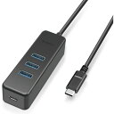 GR U3HC-T431P5BK PD[dΉ USB Type-C HUB (USB3.1Gen1) ubN