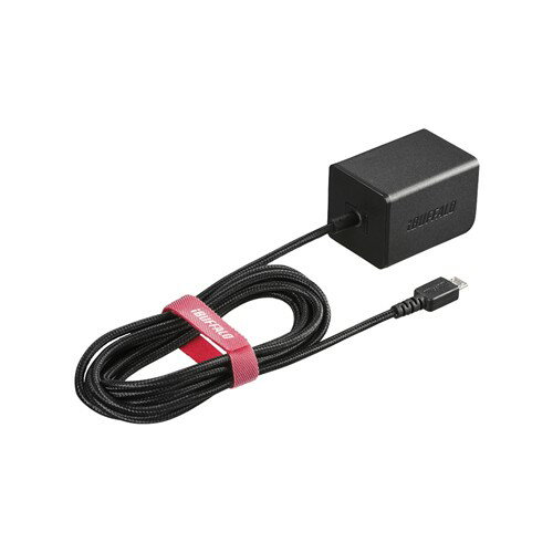 バッファロー BSMPA2401BC1TBK 2.4A出力 AC-USB急速充電器 microUSB急速ケーブル一体型タイプ 1.8m ブラック バッファロー BSMPA2401BC1TBK 2.4A出力 AC-USB急速充電器 microUSB急速ケーブル一体型タイプ 1.8m ブラック