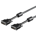 バッファロー BSDCDD10A ディスプレイケーブル DVI-D⇔DVI-D デュアルリンク対応 1m発売日：2016年10月20日●デジタル対応のパソコンとデジタル対応の液晶ディスプレイを接続するケーブル●WQXGA（解像度：2560dpi×1600dpi）までに対応するデュアルリンク仕様●ノイズを低減するフェライトコア付き●画質の劣化を防ぐ金メッキピン【仕様】対応機種：DVI-D（24ピン）対応の液晶ディスプレイとDVI-D（24ピン）対応のパソコンコネクター形状：DVI-D24（オス）：DVI-D24（オス）ケーブル長：1.0m