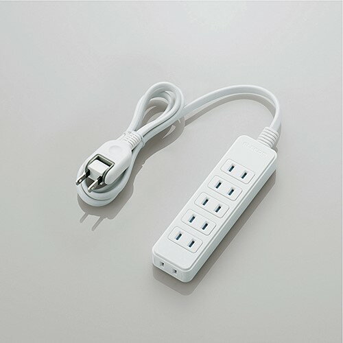 エレコム T-ST02N-2610WH シャッタータップ 6個口 1m ホワイト エレコム T-ST02N-2610WH シャッタータップ 6個口 1m ホワイト