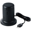 エレコム TT-U01-0820BK タワー型タップ 8個口 雷サージ付 ホコリ防止シャッター付 固定可能 5ポート合計出力4.8A 2.0m ブラック(2)