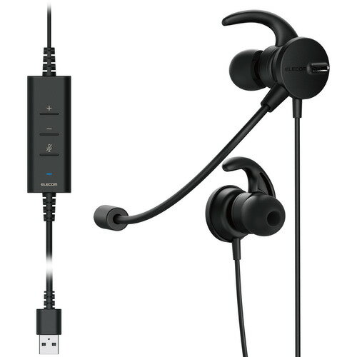 エレコム HS-EP101UNCBK ヘッドセット イヤホン 有線 USB 接続 両耳イヤホンタイプ ブラック HSEP101UNCBK エレコム HS-EP101UNCBK ヘッドセット イヤホン 有線 USB 接続 両耳イヤホンタイプ ブラック HSEP101UNCBK