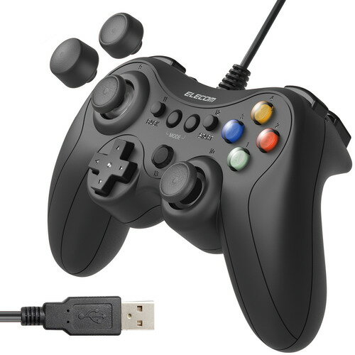 エレコム JC-GP30XVBK ELECOM GAMING 有線FPSゲームパッド GP30XV エレコム JC-GP30XVBK ELECOM GAMING 有線FPSゲームパッド GP30XV