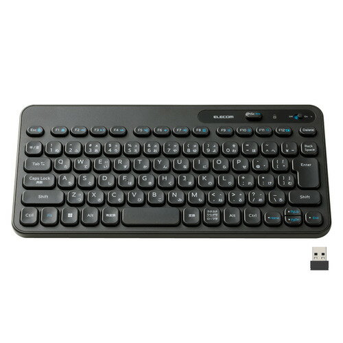 エレコム TK-CM10DMKBK 無線ミニキーボード ブラック エレコム TK-CM10DMKBK 無線ミニキーボード ブラック