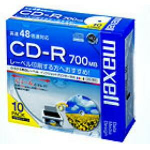 日立マクセル CDR700S.WP.S1P10S 48倍速対