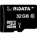 RiDATA WRI-MSH032GC10U1 microSDカード 32GB ブラック発売日：2018年7月17日●高速バスインターフェース UHS-I に対応しています。UHS-I対応機器でのみ、UHS-I モードで使用できます。●microSDHCメモリーカードはmicroSDHC規格に対応した機器でご使用できます。microSDHC非対応の機器ではご使用になれません。使用する機器の対応状況をご確認ください。●ハイビジョン動画対応で滑らかなハイビジョン動画の撮影に最適です。●最大読込み速度：80MB/秒 （※速度などの数値はメーカー測定条件での速度です。ホスト機器によって速度は異なる場合がございます）●高速データ転送対応で、スマホ・タブレット等のデータ保存に最適です。【仕様】容量32GBカードタイプmicroSDHCスピードクラスClass10(SD) class1(UHS)インターフェースUHS1サイズ約34×24×2．1mm重量約2．0g保証期間5年（動作保証期間であり、データの保証期間ではありません。）フルHD動画記録約5時間1、800万画素写真約4、800枚