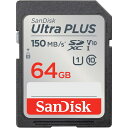 SanDisk SDSDUWC-064G-JN3IN サンディスクウルトラプラス SDXC UHS-Iカード 64GB SanDisk Ultra PLUS 6...