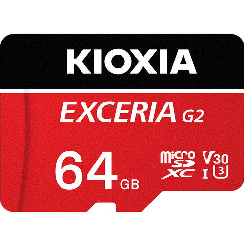 ڿ侩ʡKIOXIA KMU-B064GR microSD EXCERIA G2 64GB KMUB064GR
