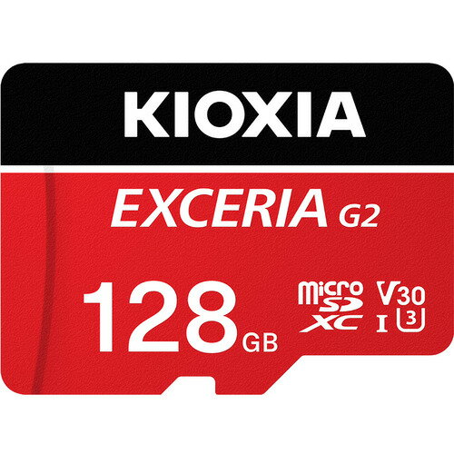 ڿ侩ʡKIOXIA KMU-B128GR microSD EXCERIA G2 128GB KMUB128GR