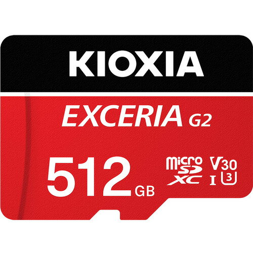 ڿ侩ʡKIOXIA KMU-B512GR microSD EXCERIA G2 512GB KMUB512GR